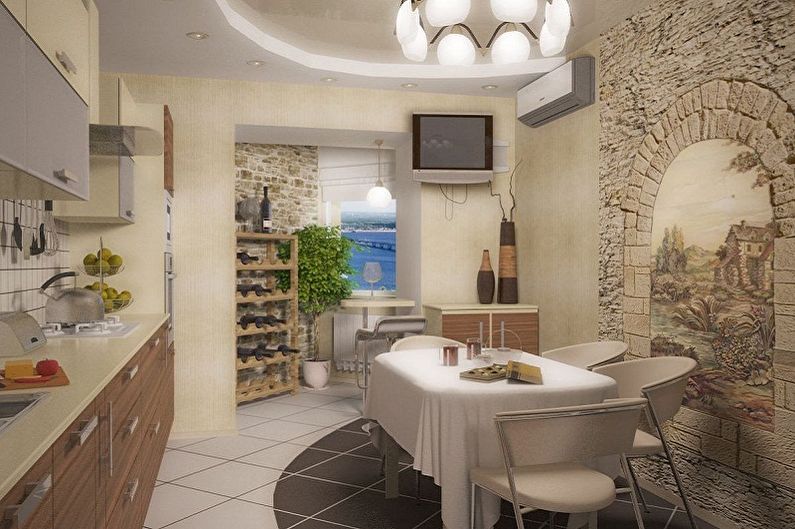 Идеи оформления кухни моющимися обоями - Моющиеся фотообои для кухни