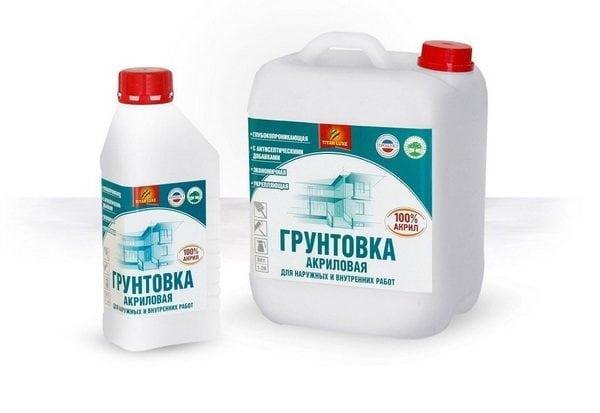 Акриловая грунтовка Акриловая грунтовка глубокого проникновения