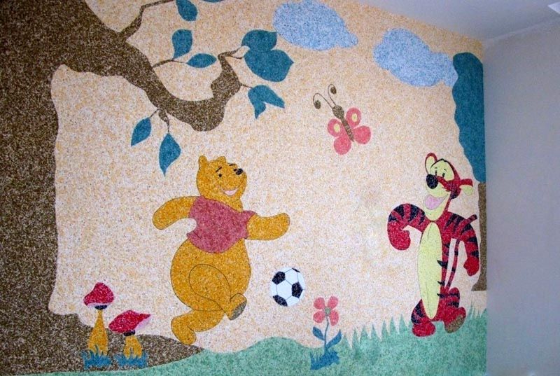 Из парящих обоев можно создать интересное панно с героями сказки Из парящих обоев можно создать интересное панно с героями сказки