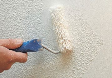 Можно ли нанести финишное покрытие валиком?