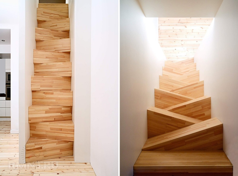 Лестницы со сбитым шагом: фотоподборка