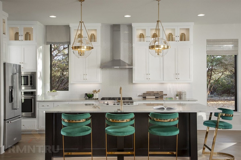 Модные оттенки кухонь 2020