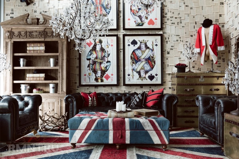 Интерьер в стиле Cool Britain