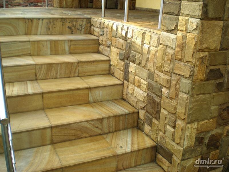 Выбор и установка ступеней из камня на лестницу