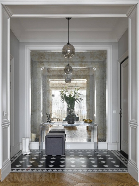 Идеи оформления огромной прихожей