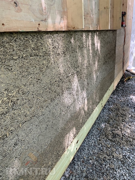 Hempcrete: особенности материала и область применения